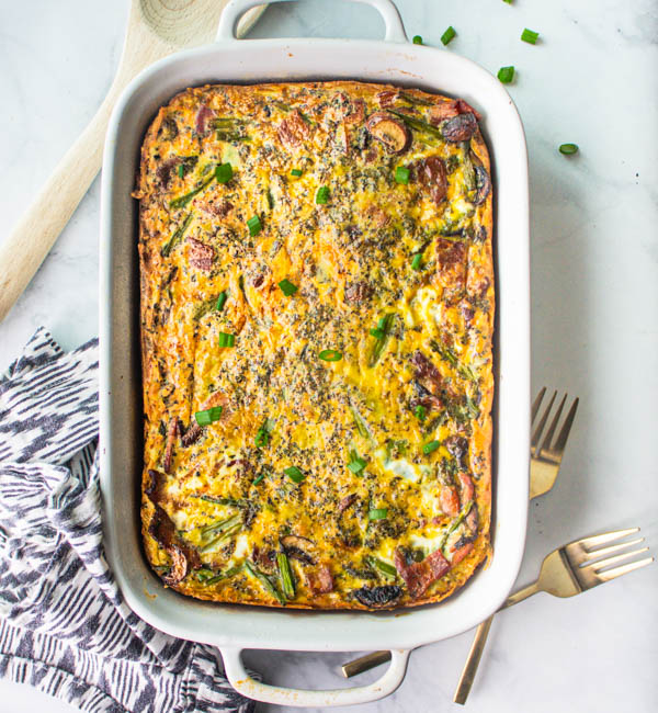 Quiche casserole above – The Jazzed Kitchen